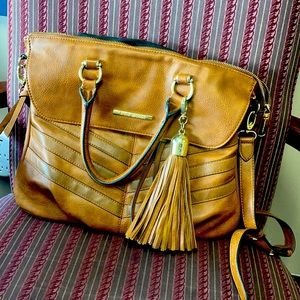 Steve Madden Faux Leather Chevron Crossbody Bag